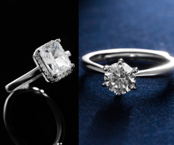 Diamond vs Moissanite