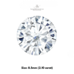 Moissinate stone, Size 8.5mm (2.10 carat)