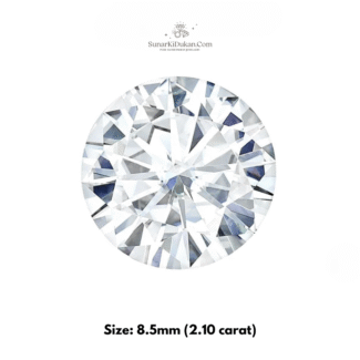 Moissinate stone, Size 8.5mm (2.10 carat)