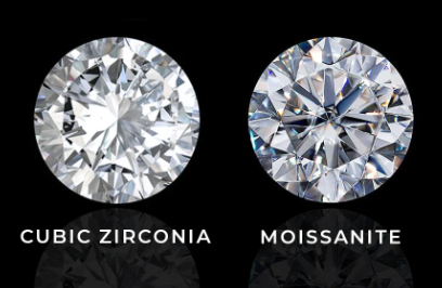 Moissanite versus Cubic Zirconia