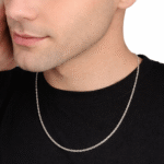 Buy Pure Silver Italian Rope Chain for Men 22 Inches