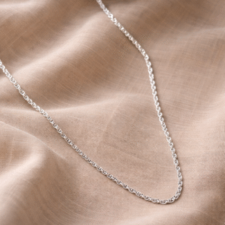 Pure Silver Italian Rope Chain for Men 22 Inches