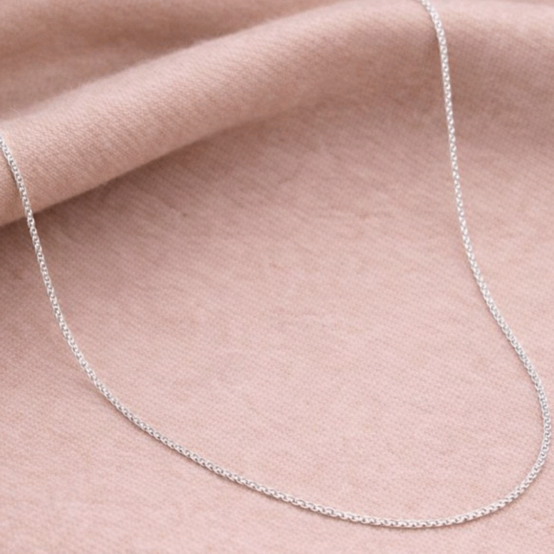 Shop 92.5 Silver Italian Snake Chain for Women (18 Inches)