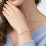 Shop Pure Silver Women Figaro Bracelet