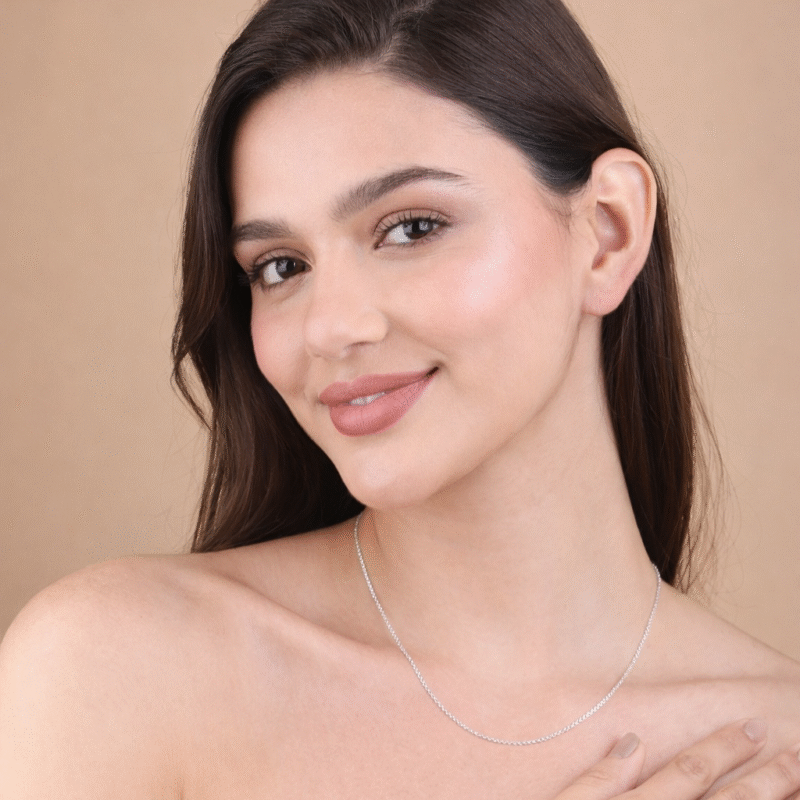 Shop Silver Anchor Chain for Women (18 Inches)