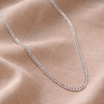 Italian Curb Chain for Men 22 Inches