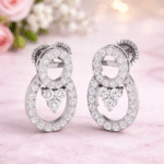 Premium Divine Loop Designer Silver Studs For Women