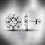 Buy 92.5 Sterling Silver Floral Stud Earrings