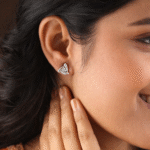 Buy Sterling Silver Triangle Stud Earrings for Women